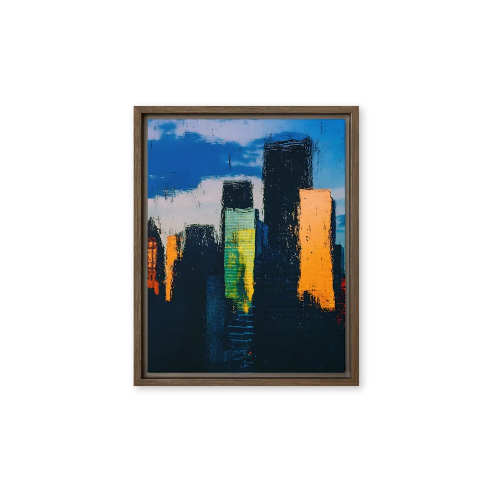 Reflections of Tranquility | Canvas with Brown Frame | 11″×14″