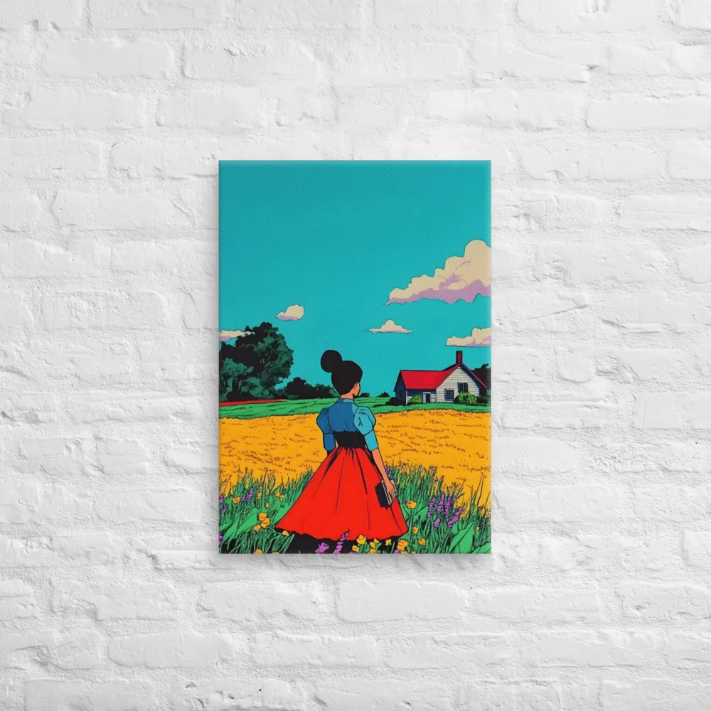 Whispers of a Sunlit Meadow | Canvas | 18″×26″