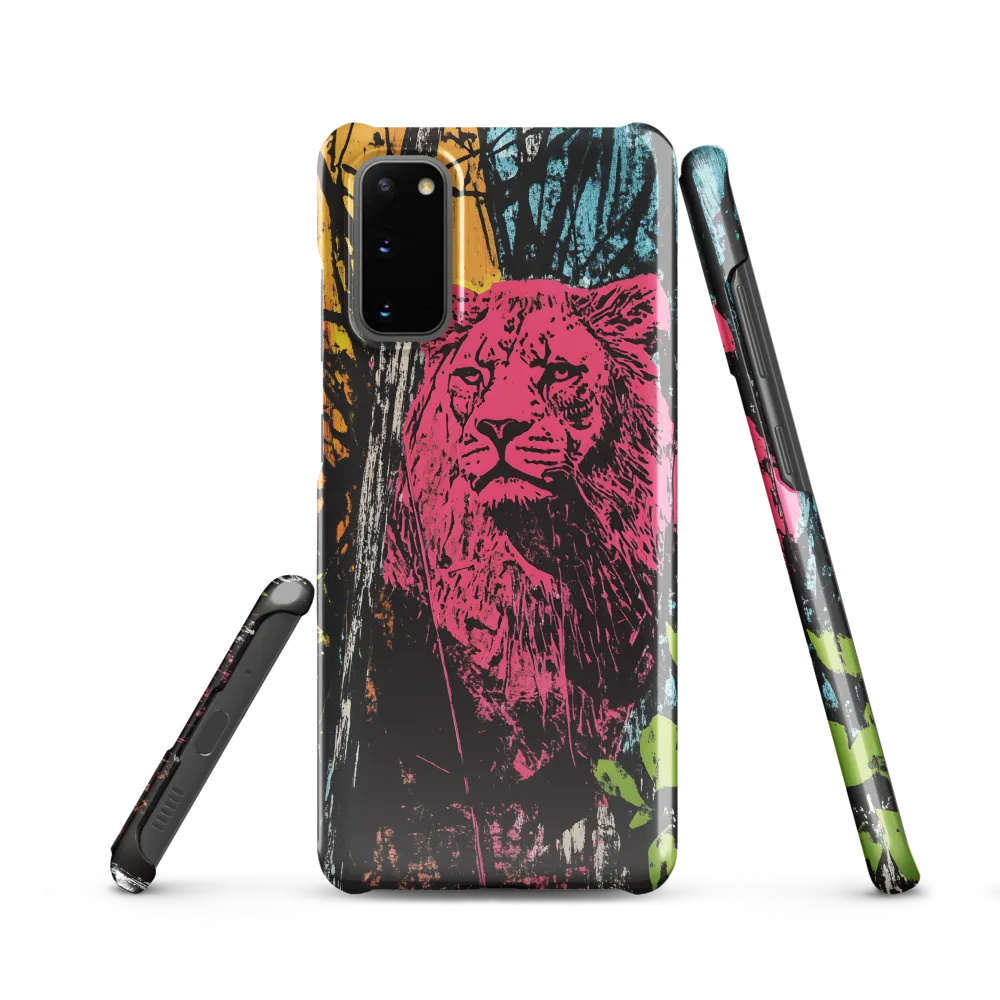 Fierce Vibrance: The Pink Lion