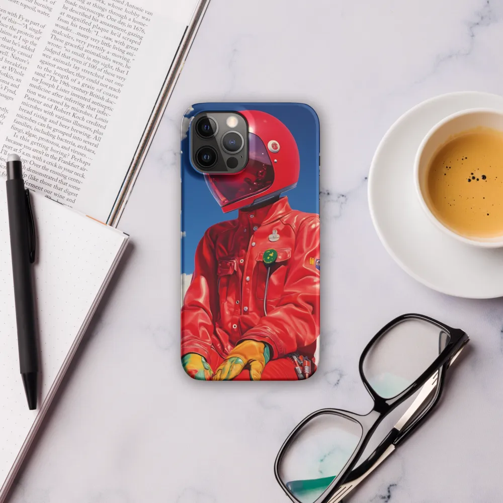 Astronaut in Crimson | Phone Case |  12 Pro Max | Snap Case | Matte