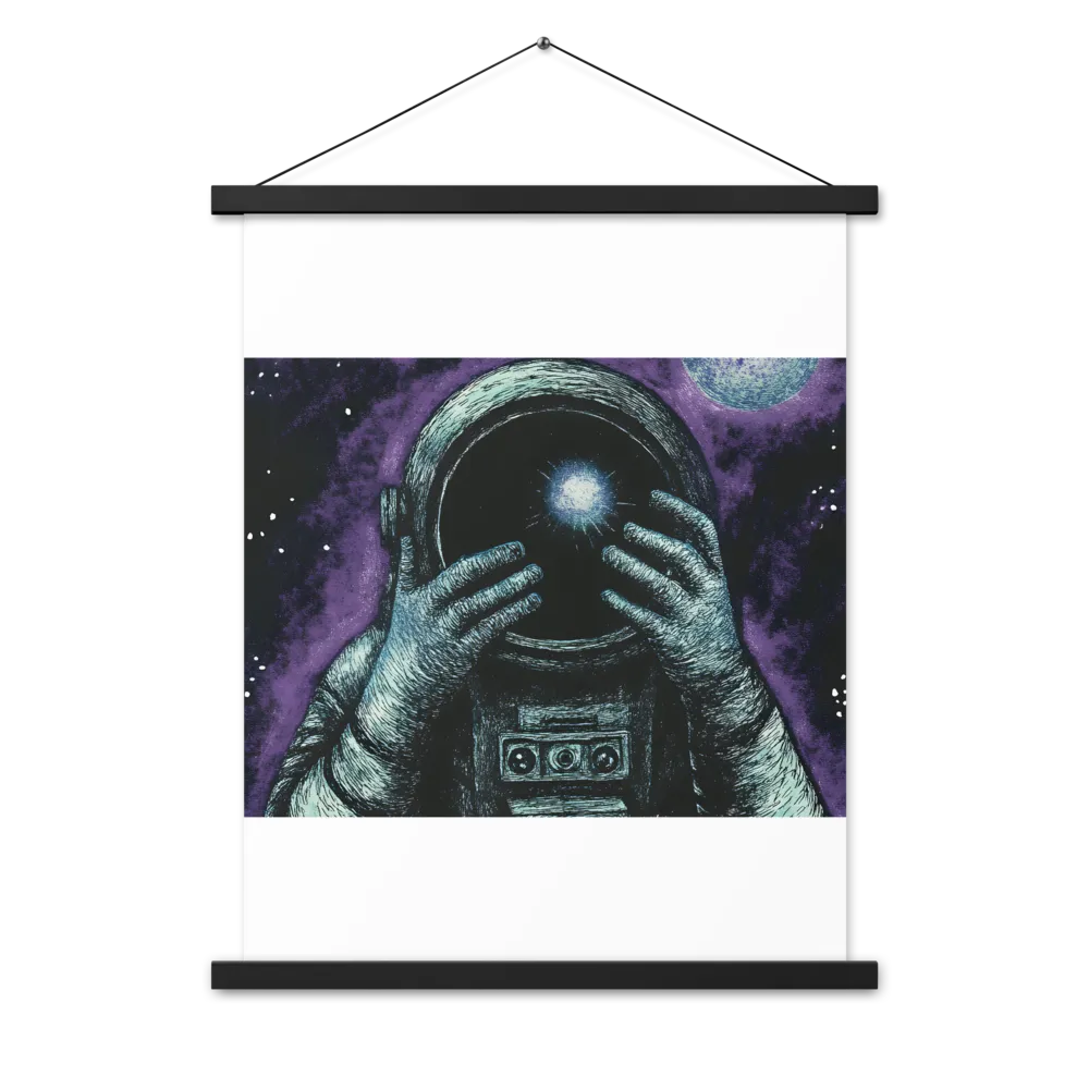 Beyond the Stars | Poster With Black Wood Hanger | 18″×24″