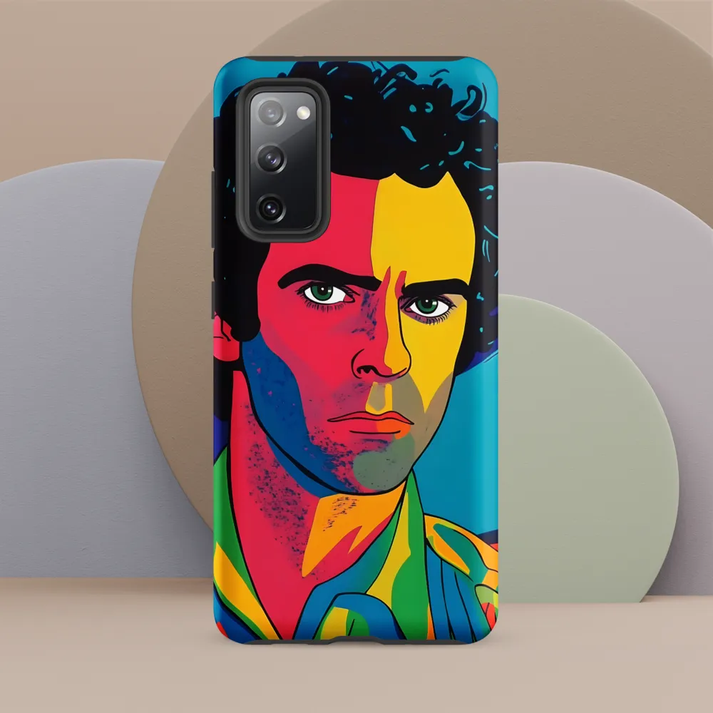 Electric Visage: A Portrait of Vibrance | Phone Case |  S20 FE | Tough Case | Matte