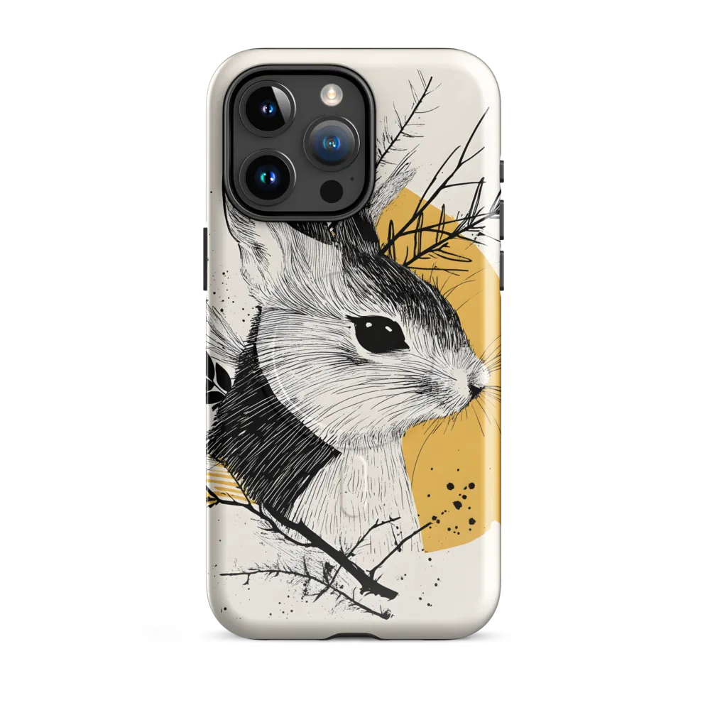 Ethereal Rabbit: A Study in Line Art