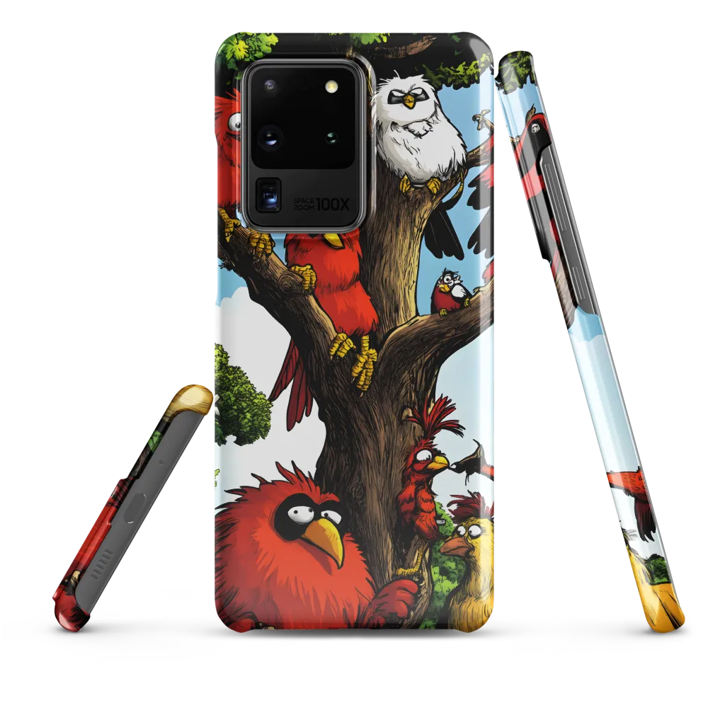 Whimsical Avian Gathering