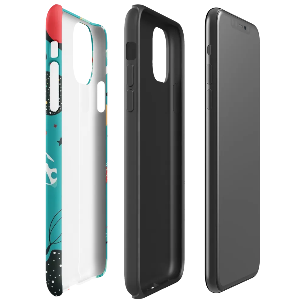 Whimsical Astronaut in Cosmic Wonderland | Phone Case |  11 Pro Max | Tough Case | Matte