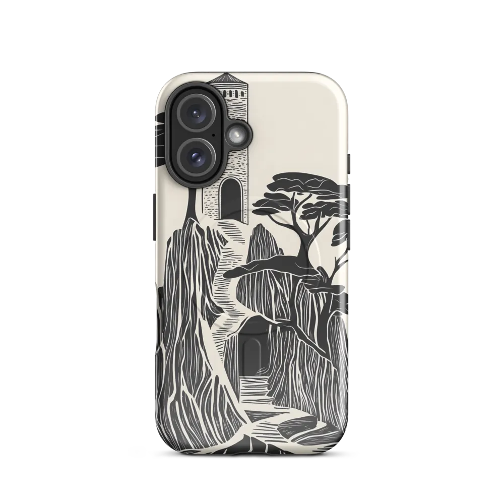 Echoes of a Mystical Tower | Phone Case |  16 | MagSafe® Tough Case | Glossy