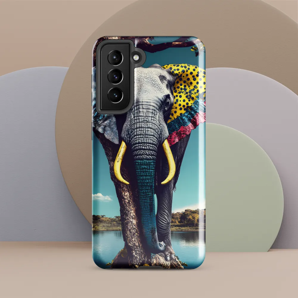 Playful Elegance: The Surreal Elephant