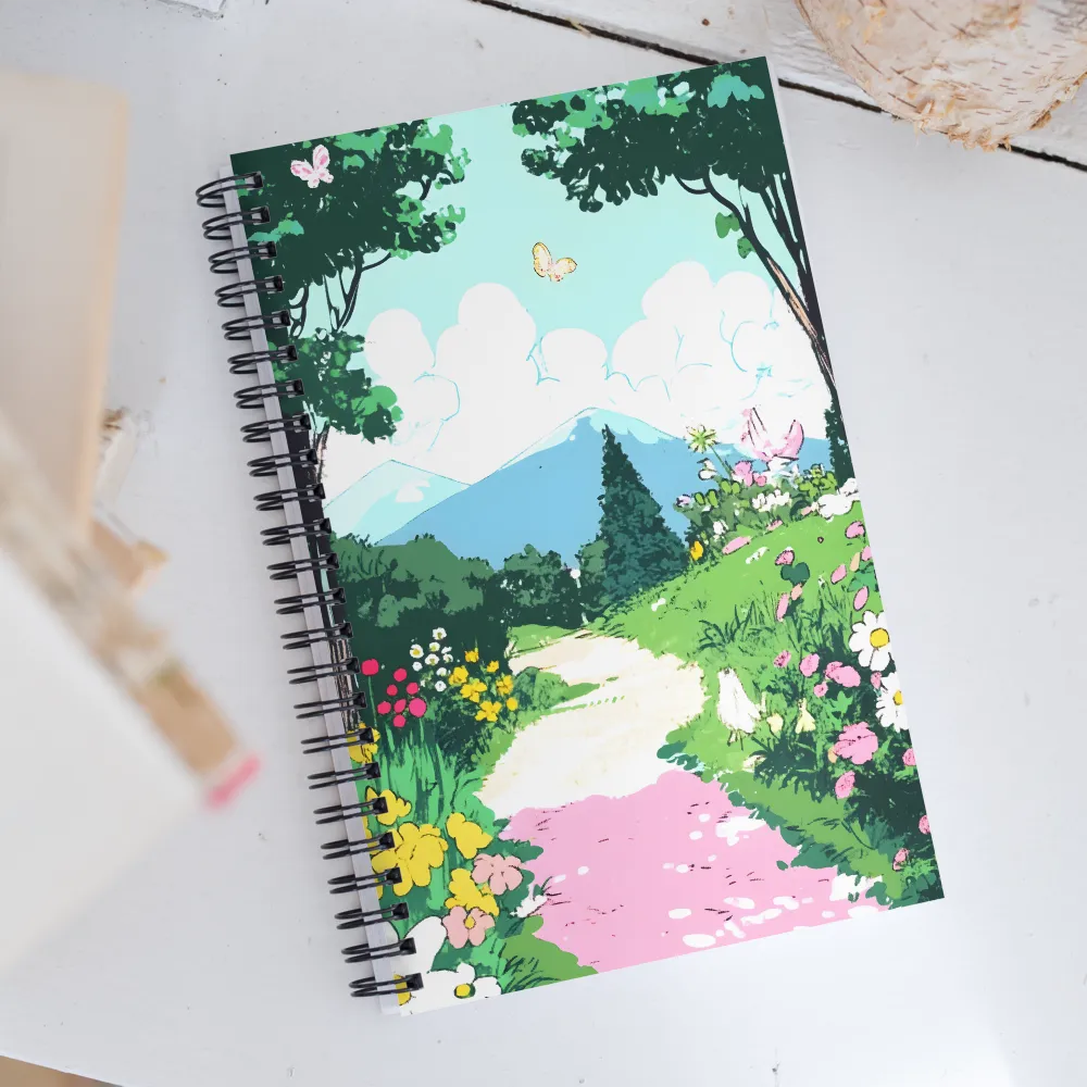 A Serene Journey Through Nature | Spiral Notebook