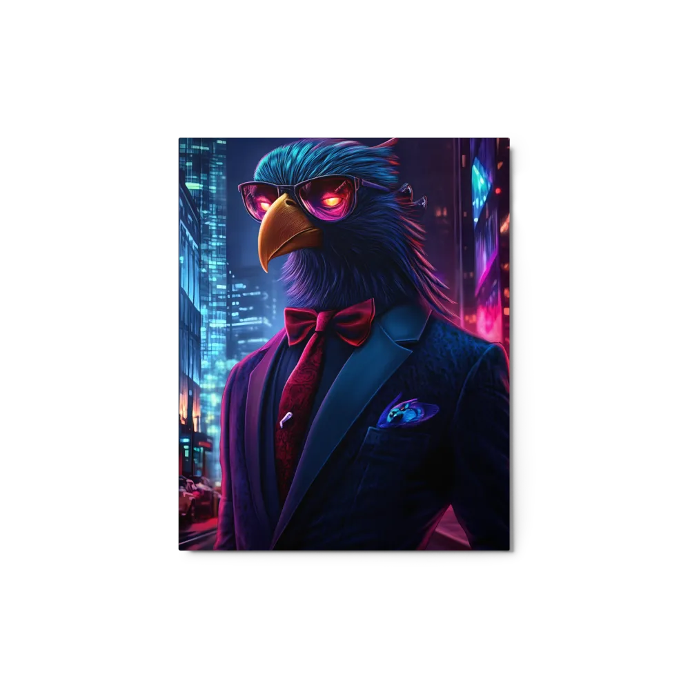 The Dapper Avian | Metal Print | 8″×10″