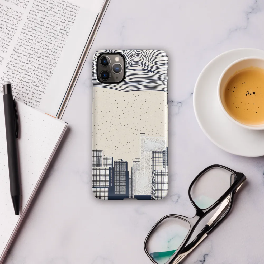 Urban Patterns: A Minimalist Skyline | Phone Case |  11 Pro Max | Snap Case | Glossy