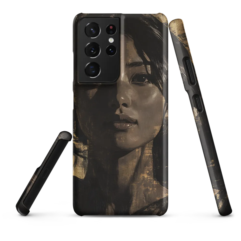 Golden Gaze: A Contemporary Portrait