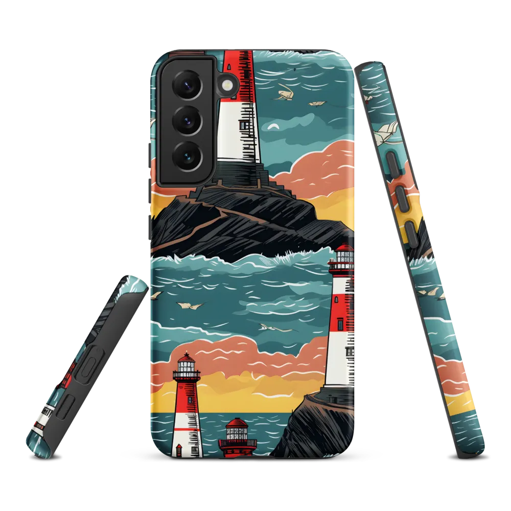 Lighthouses in a Whimsical Ocean