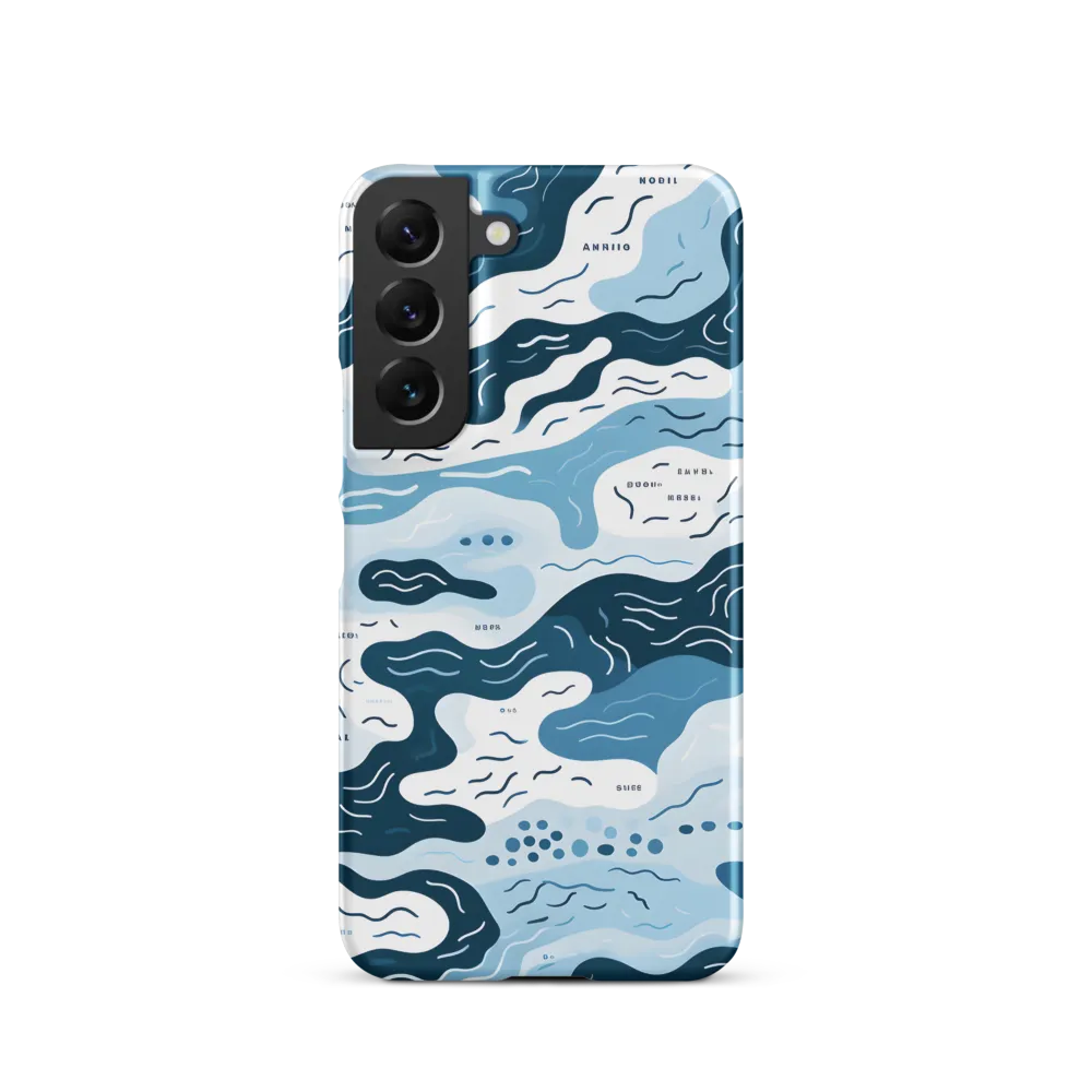 Flowing Waters: An Abstract Journey | Phone Case |  S22 | Snap Case | Matte