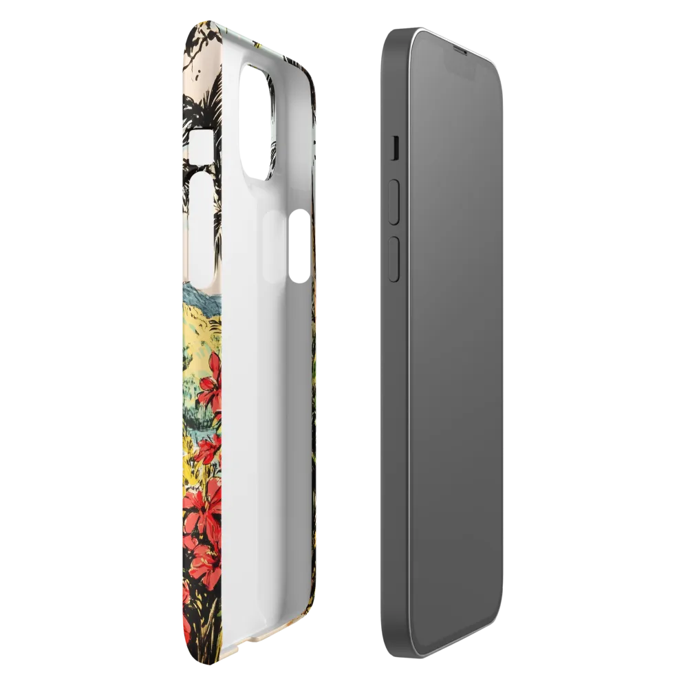 Tropical Serenity | Phone Case |  14 Plus | Snap Case | Matte