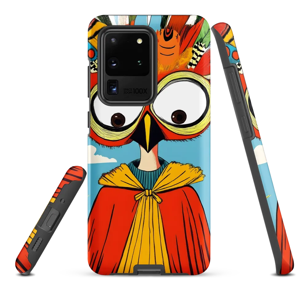 A Whimsical Encounter: The Owl-Human Fusion