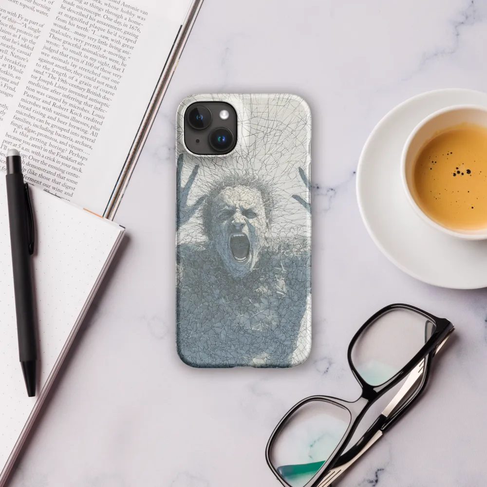 Breaking Free: An Expression of Anguish | Phone Case |  15 Plus | Snap Case | Matte