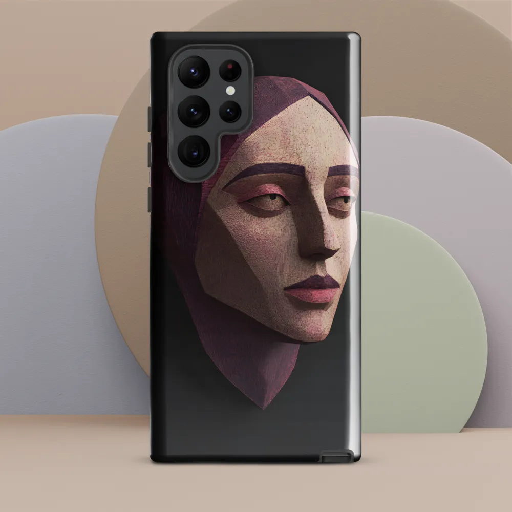 Geometric Elegance: A Contemporary Portrait