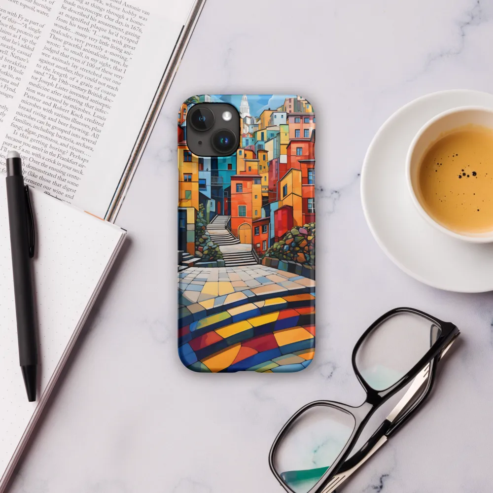 Vibrant Village: A Cubist Journey