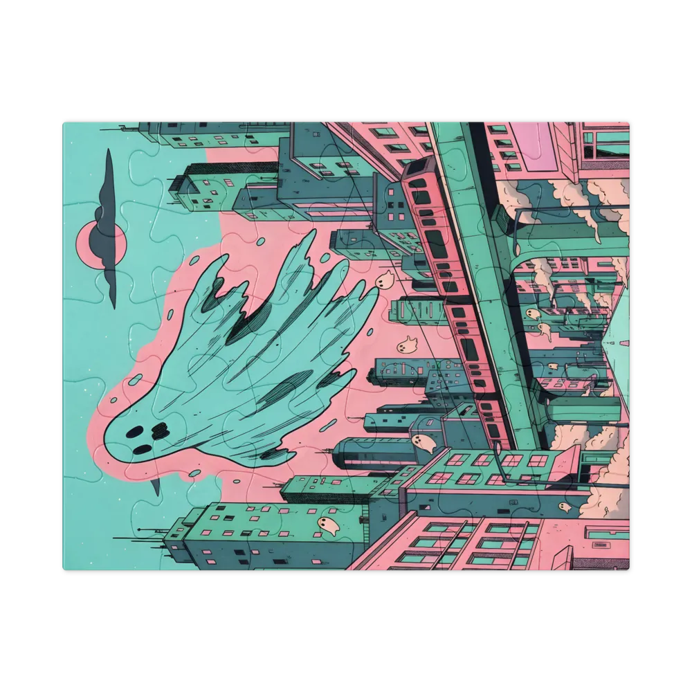 Spectral Overpass 
 Jigsaw Puzzle in Tin Box