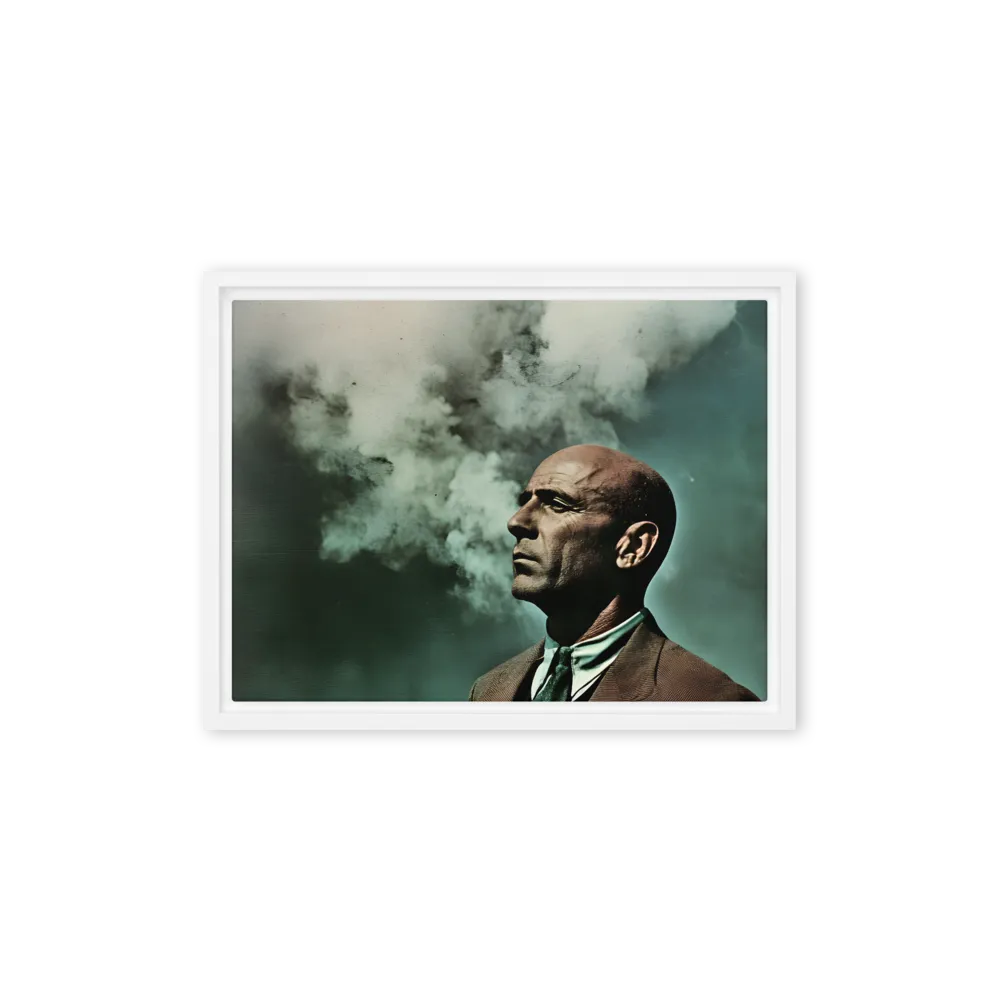 Clouded Thoughts | Canvas with White Frame | 12″×16″