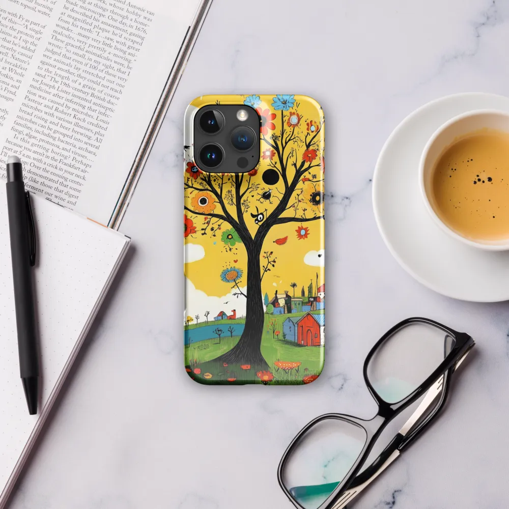 Whimsical Blooms of Life | Phone Case |  16 Pro Max | Snap Case | Glossy