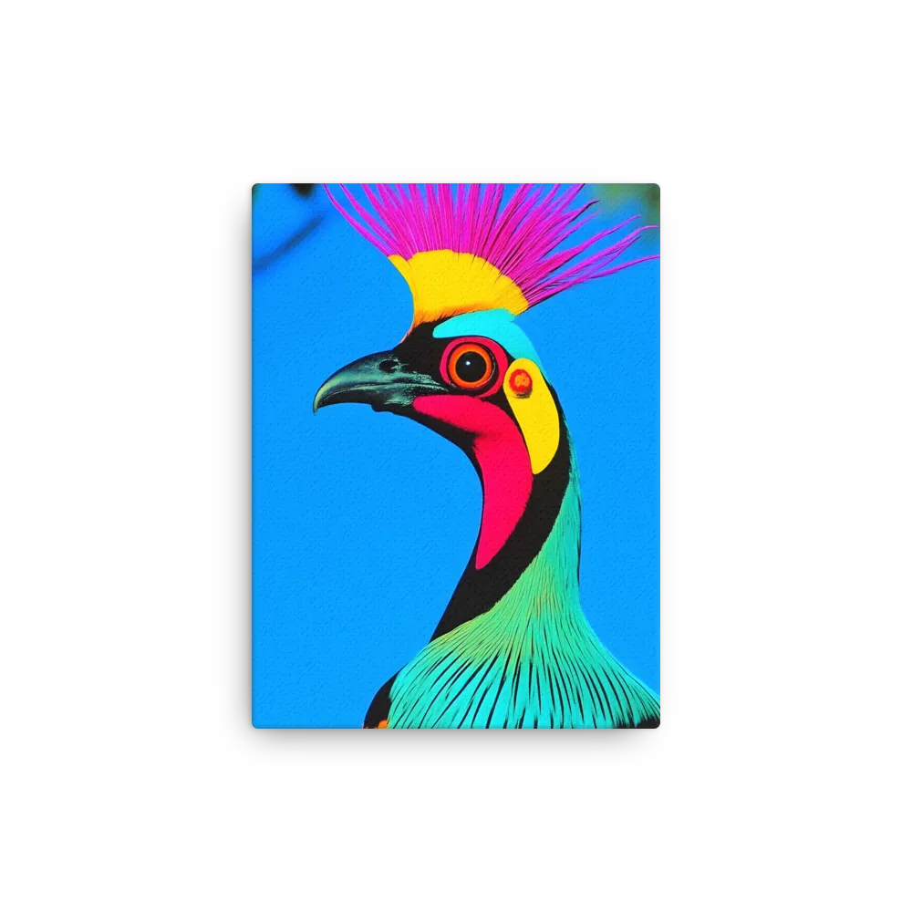 Whimsical Avian Portrait | Thin Canvas | 9″×12″