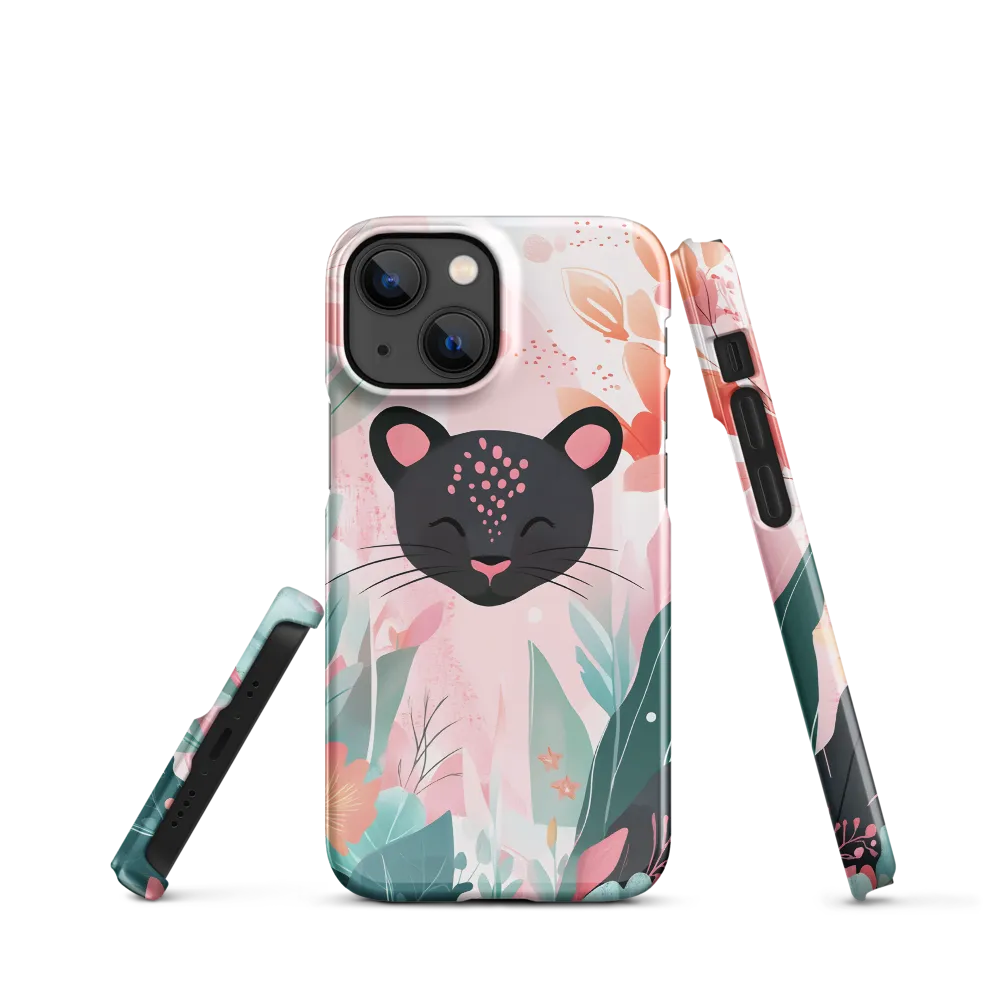 Whimsical Panther in Bloom