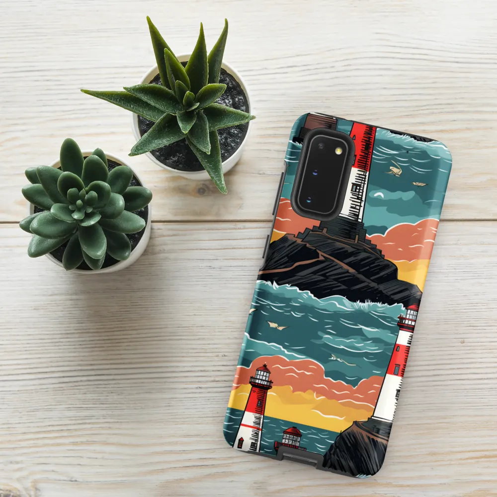 Lighthouses in a Whimsical Ocean