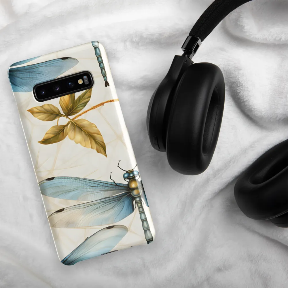 Ethereal Dance of Dragonflies | Phone Case |  S10 Plus | Snap Case | Glossy