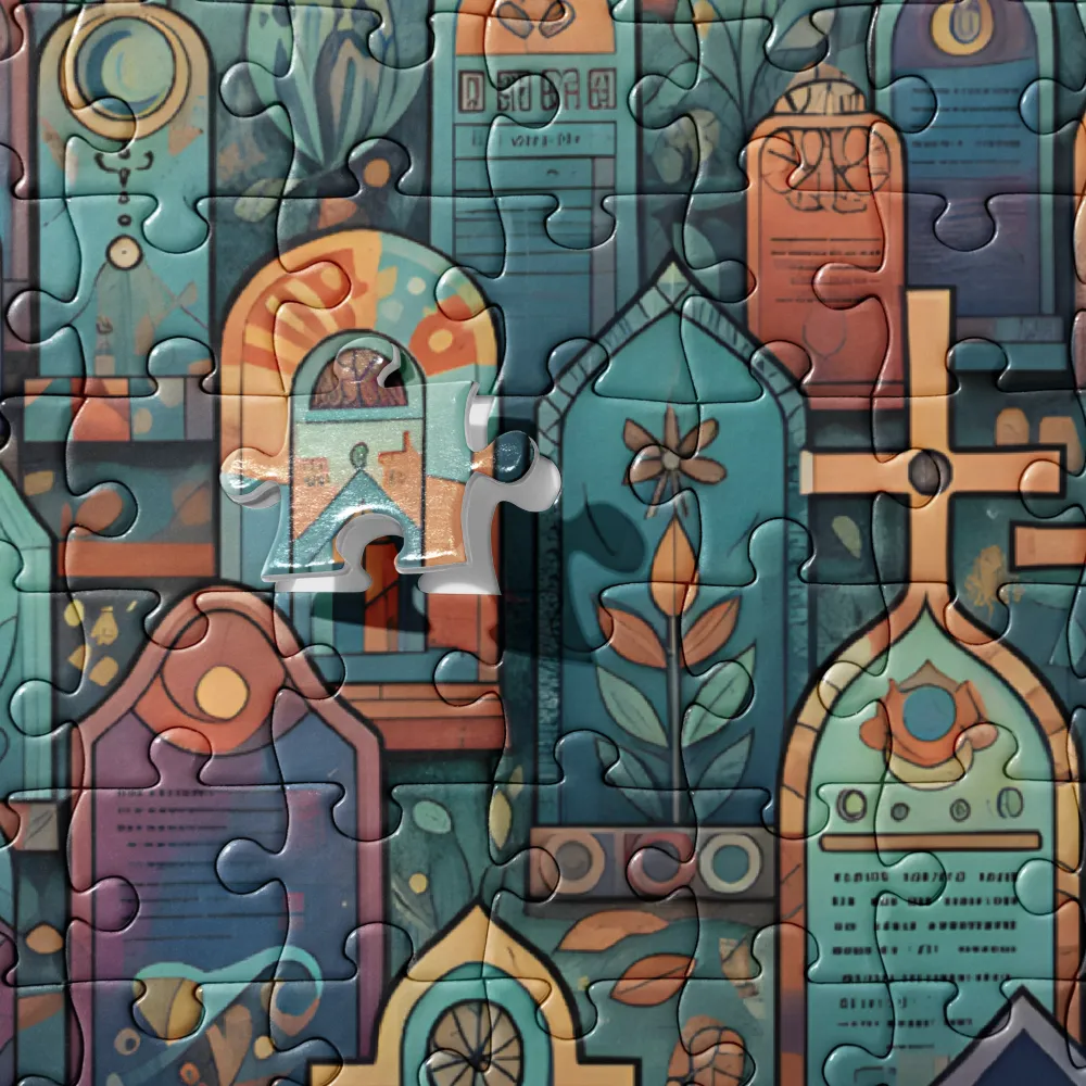 Moonlit Memorial 
 Jigsaw Puzzle