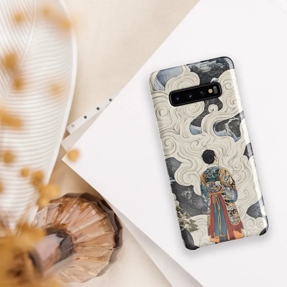 Silent Contemplation in a Mystic Landscape | Phone Case |  S10 Plus | Snap Case | Glossy