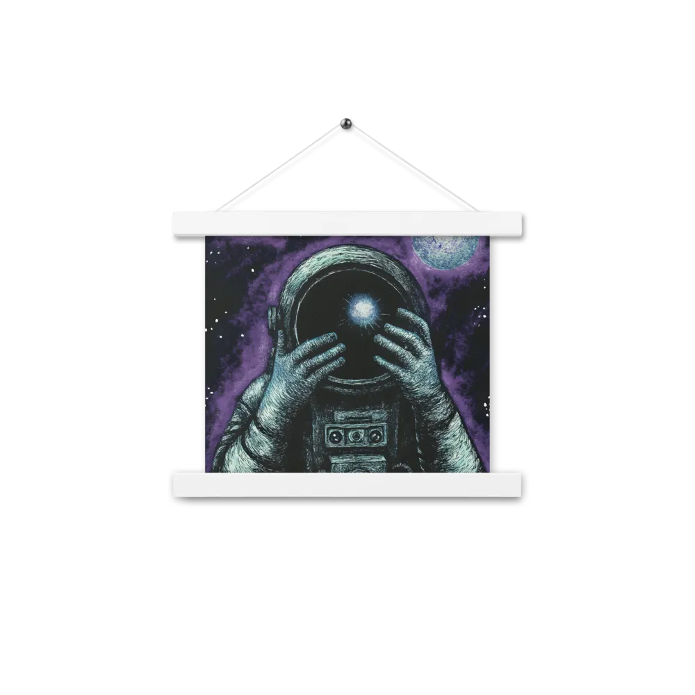 Beyond the Stars | Poster With White Wood Hanger | 10″×10″