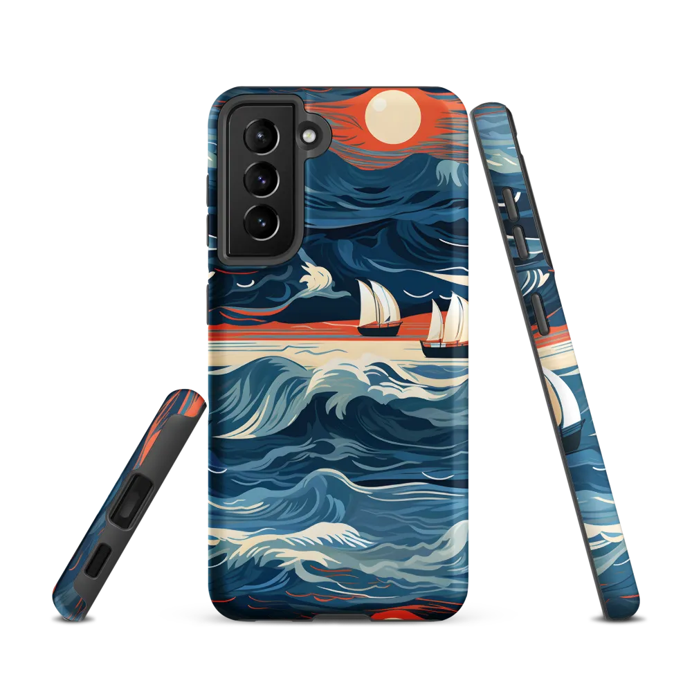 Ocean Whispers: A Voyage at Dusk