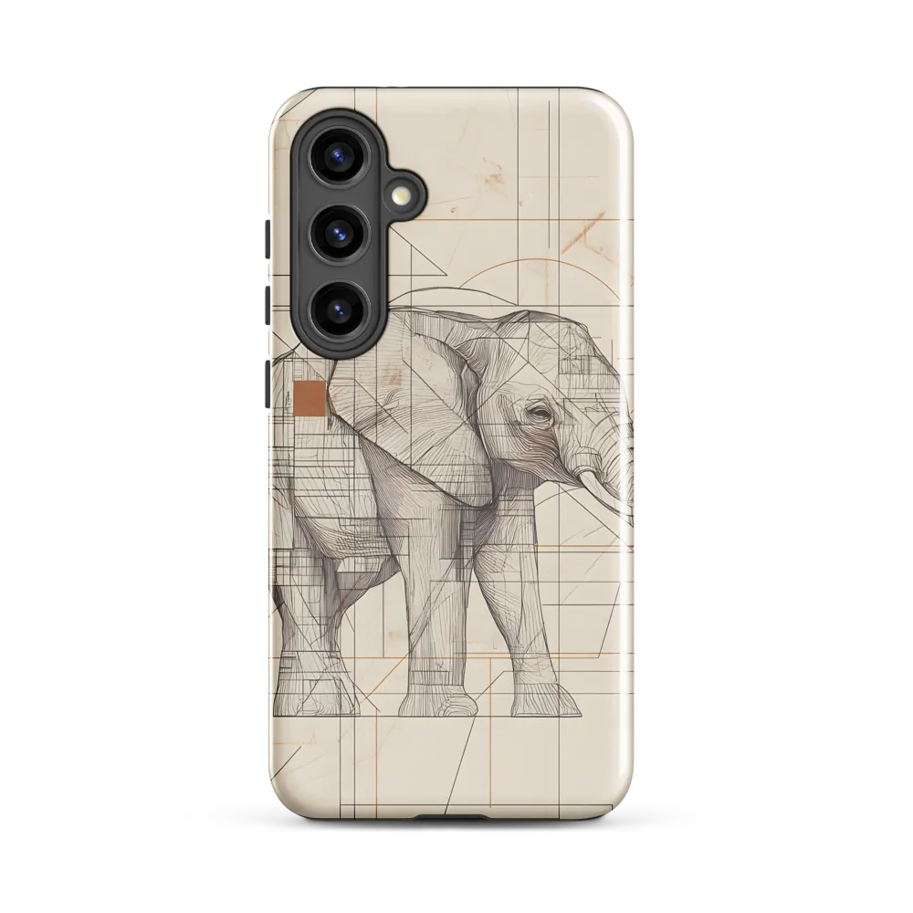 Geometric Elegance: The Steel Elephant