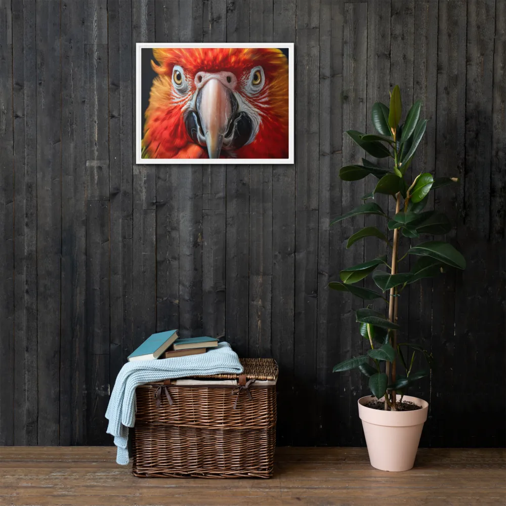 The Fiery Gaze of the Parrot