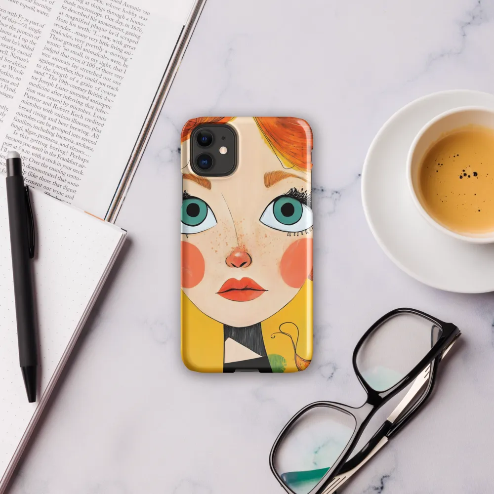 Whimsical Portrait of a Girl | Phone Case |  11 | Snap Case | Glossy