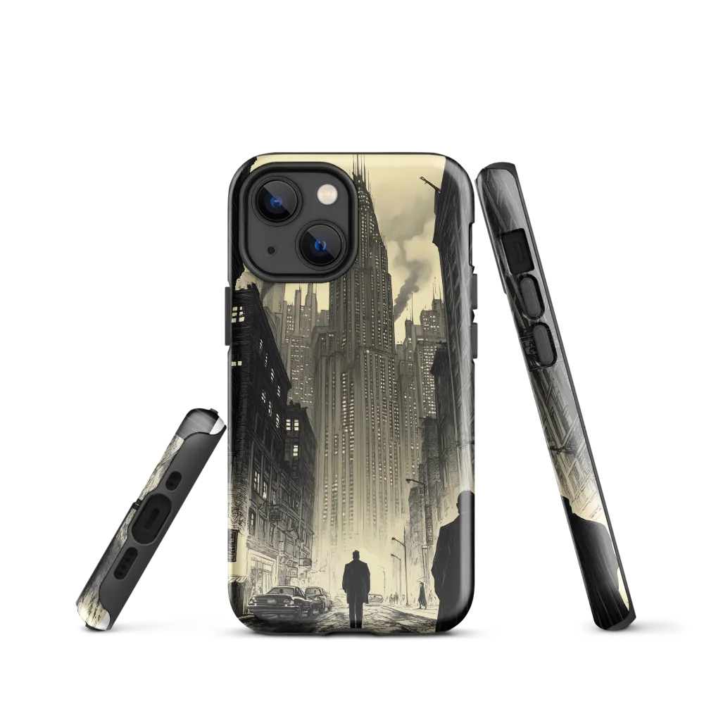 Echoes of the City | Phone Case |  13 mini | Tough Case | Glossy