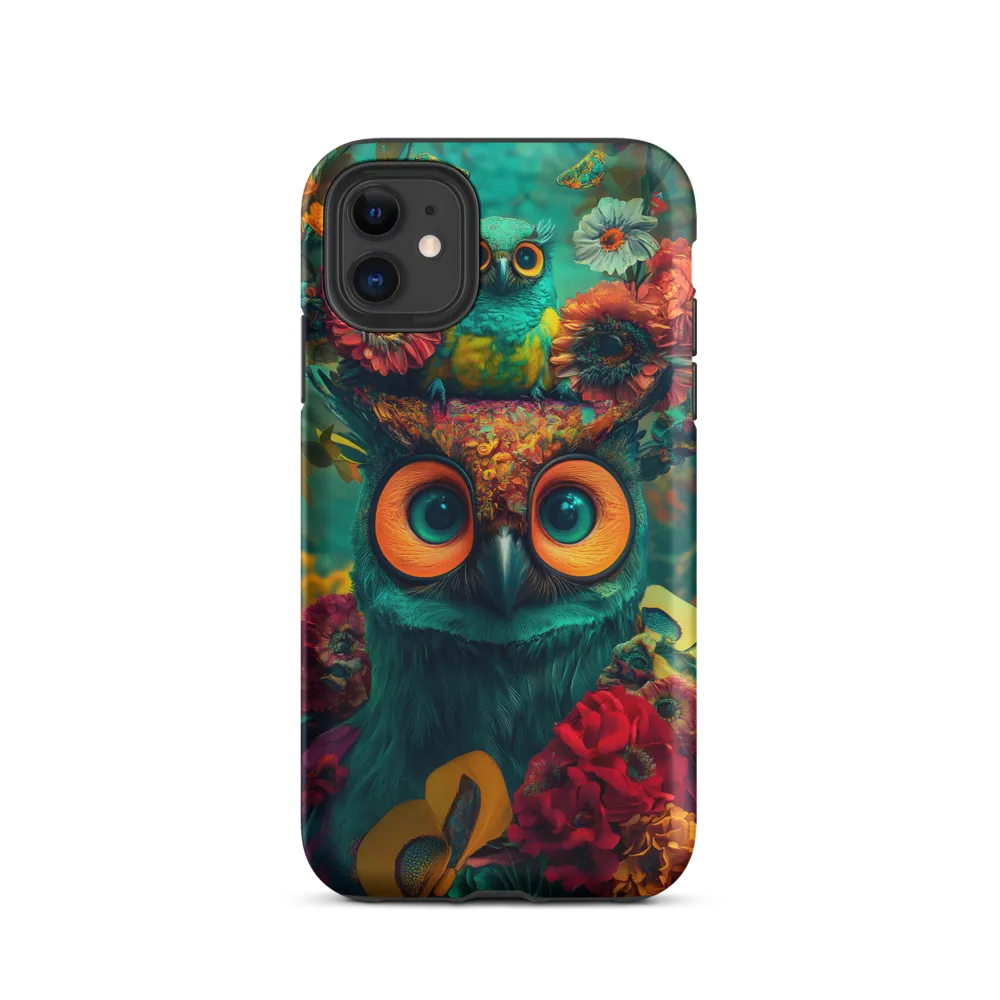 Majestic Harmony: The Floral Owl