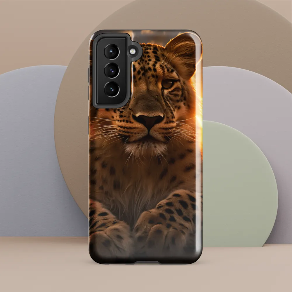 Regal Presence: The Leopard at Sunset