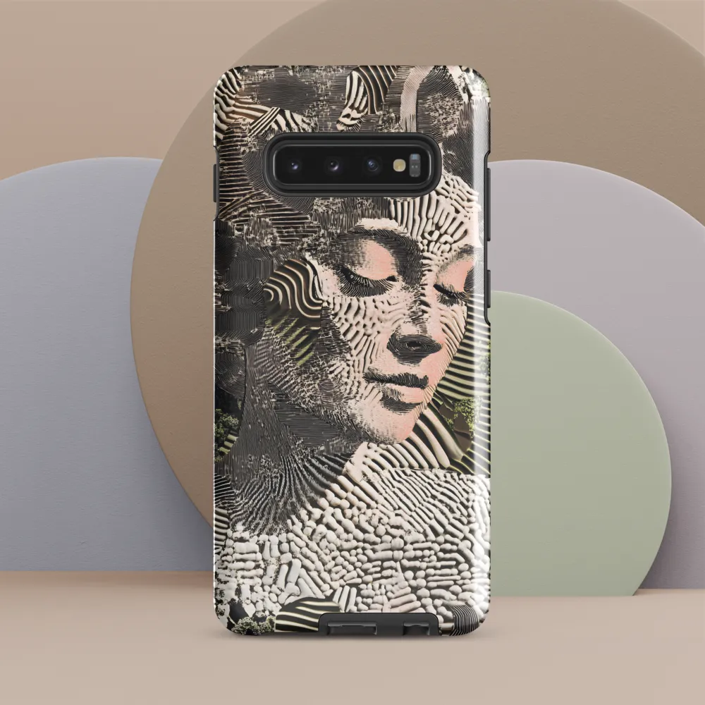 Ethereal Blend of Nature and Humanity | Phone Case |  S10 Plus | Tough Case | Glossy