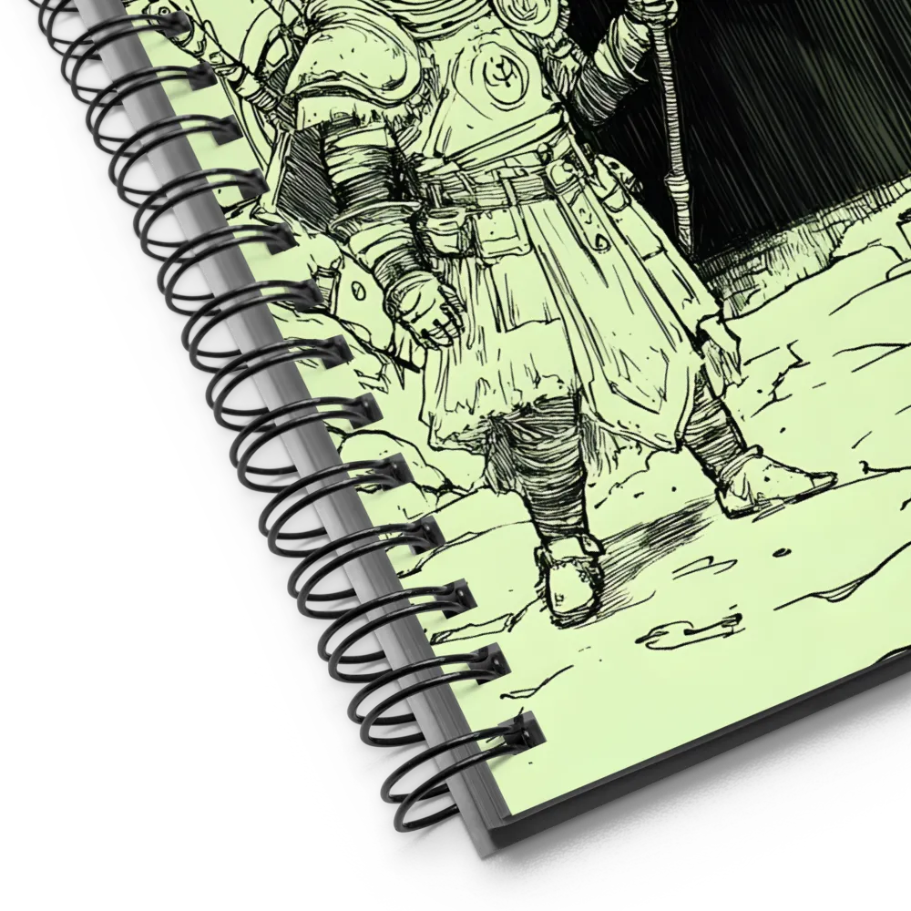 Guardian of the Forgotten Gate | Spiral Notebook