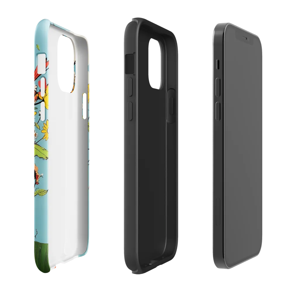 Whimsical Bloom | Phone Case |  12 Pro | Tough Case | Glossy