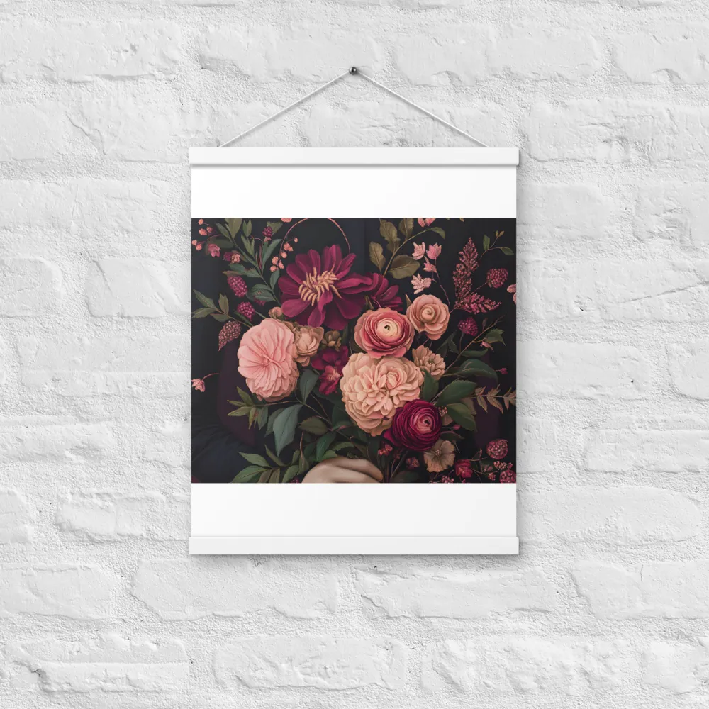 Botanical Elegance | Poster With White Wood Hanger | 16″×20″