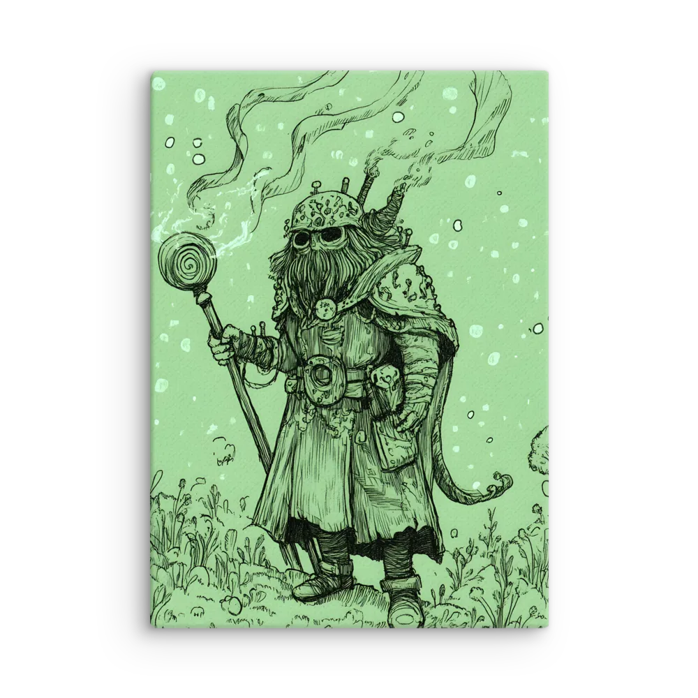The Enigmatic Wizard | Thin Canvas | 20″×28″