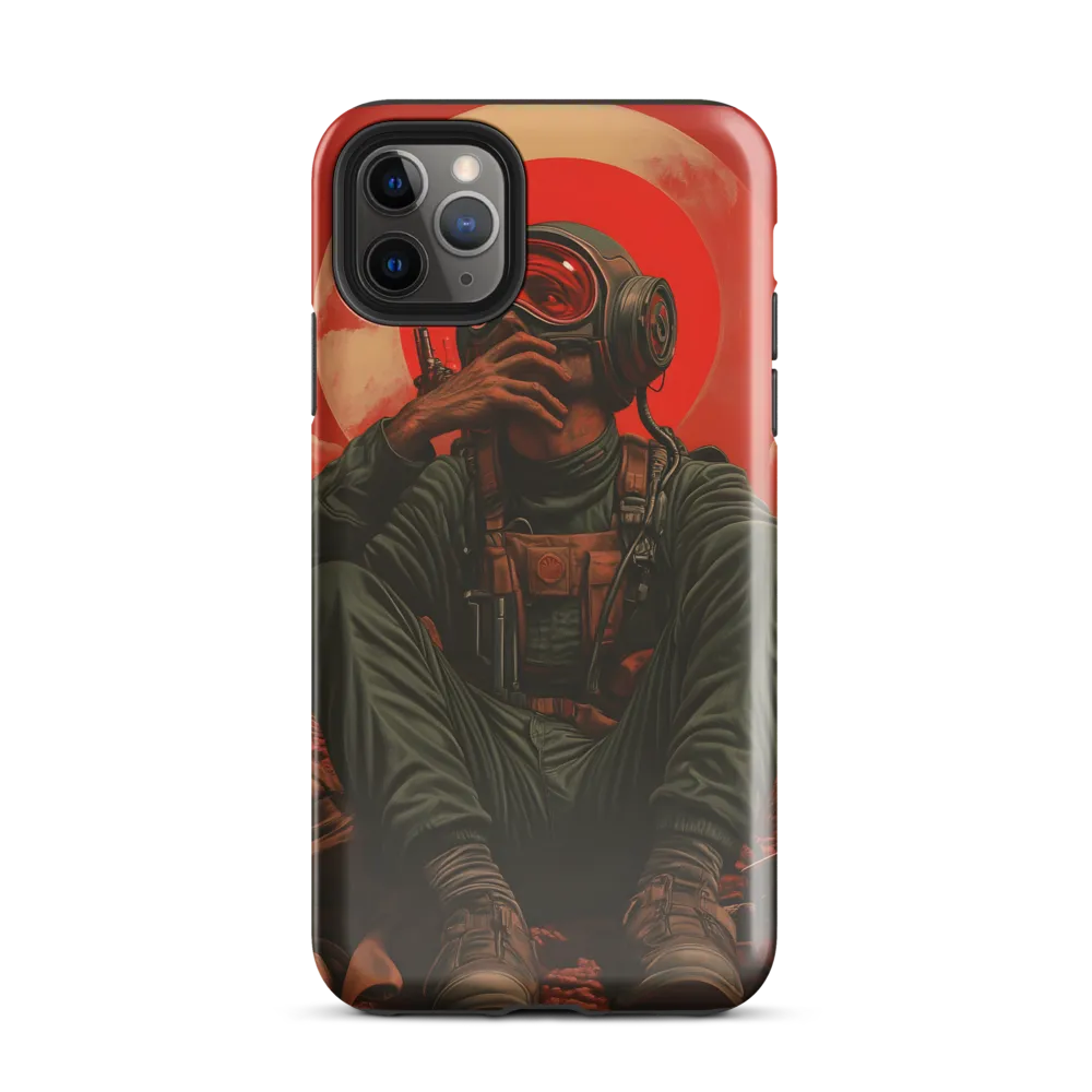 Contemplation of the Cosmic Voyager | Phone Case |  11 Pro Max | Tough Case | Glossy