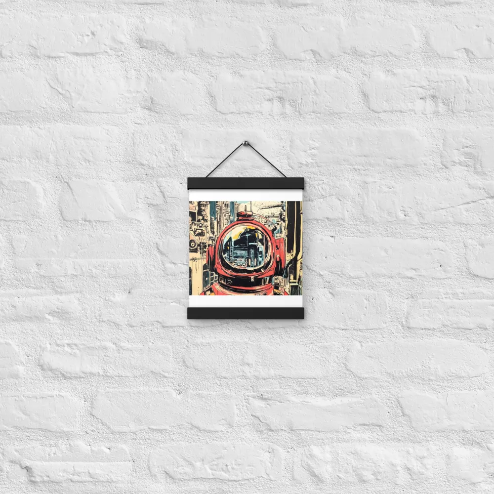 Reflections of Tomorrow | Poster With Black Wood Hanger | 8″×10″