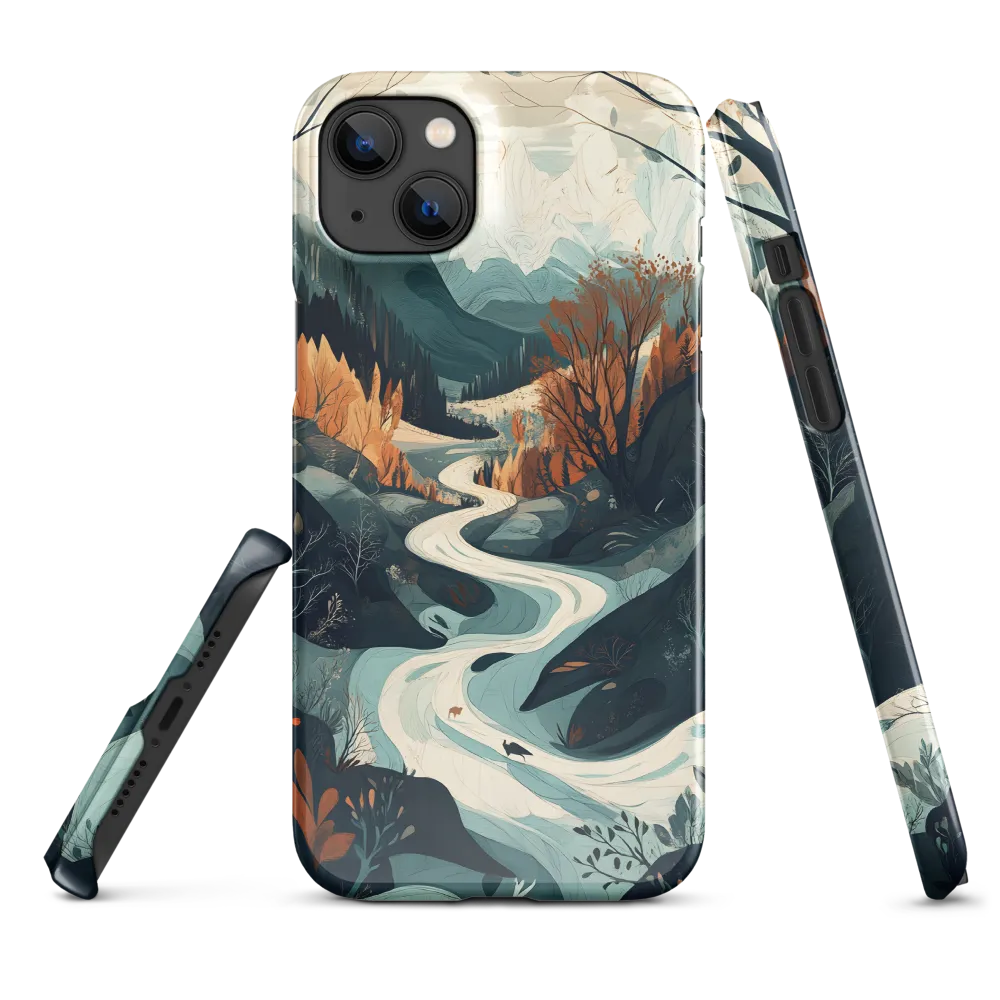 Winding Serenity: A Digital Landscape