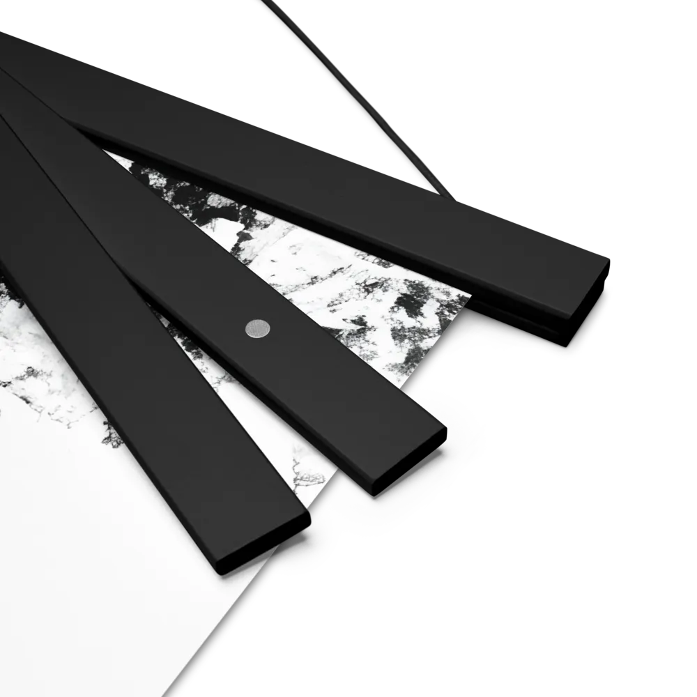 Whispers of Nature | Poster With Black Wood Hanger | 18″×18″