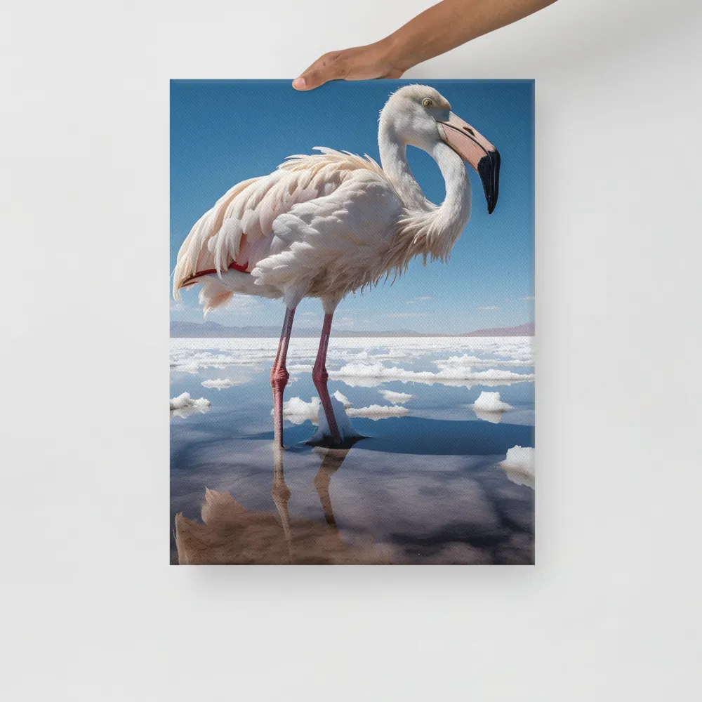Graceful Solitude of a Flamingo