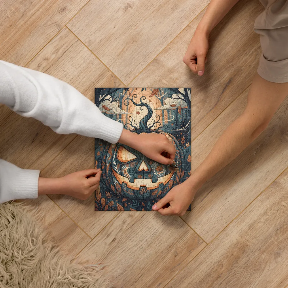 Ornate Jack-o'-Lantern 
 Jigsaw Puzzle
